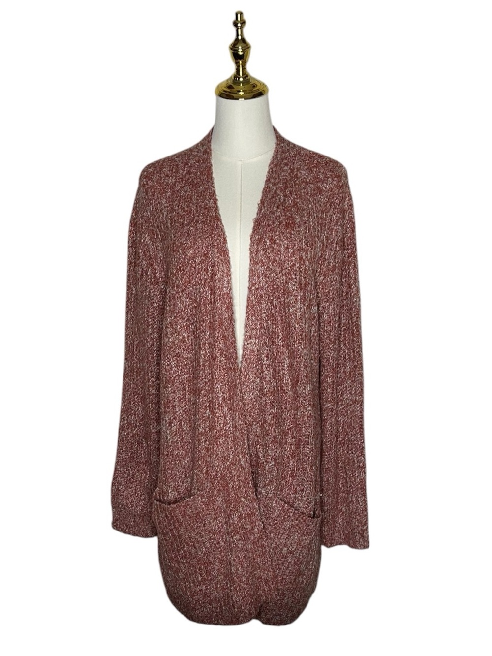Steve Madden BB Dakota Cabincore Odetta Open-Front Cardigan Sz 1X Grannycore NWT